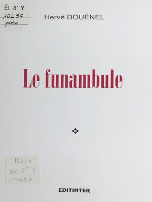 cover image of Le funambule